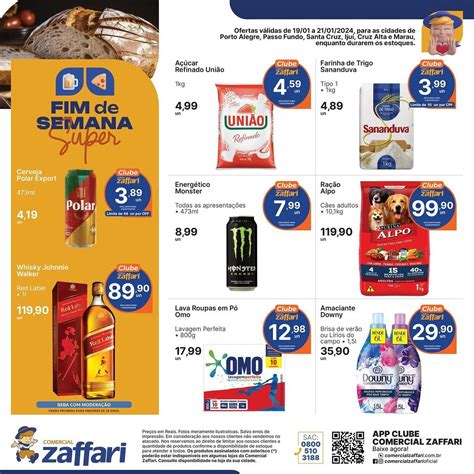 ofertas zaffari quarta feira|folheto de ofertas zaffari.